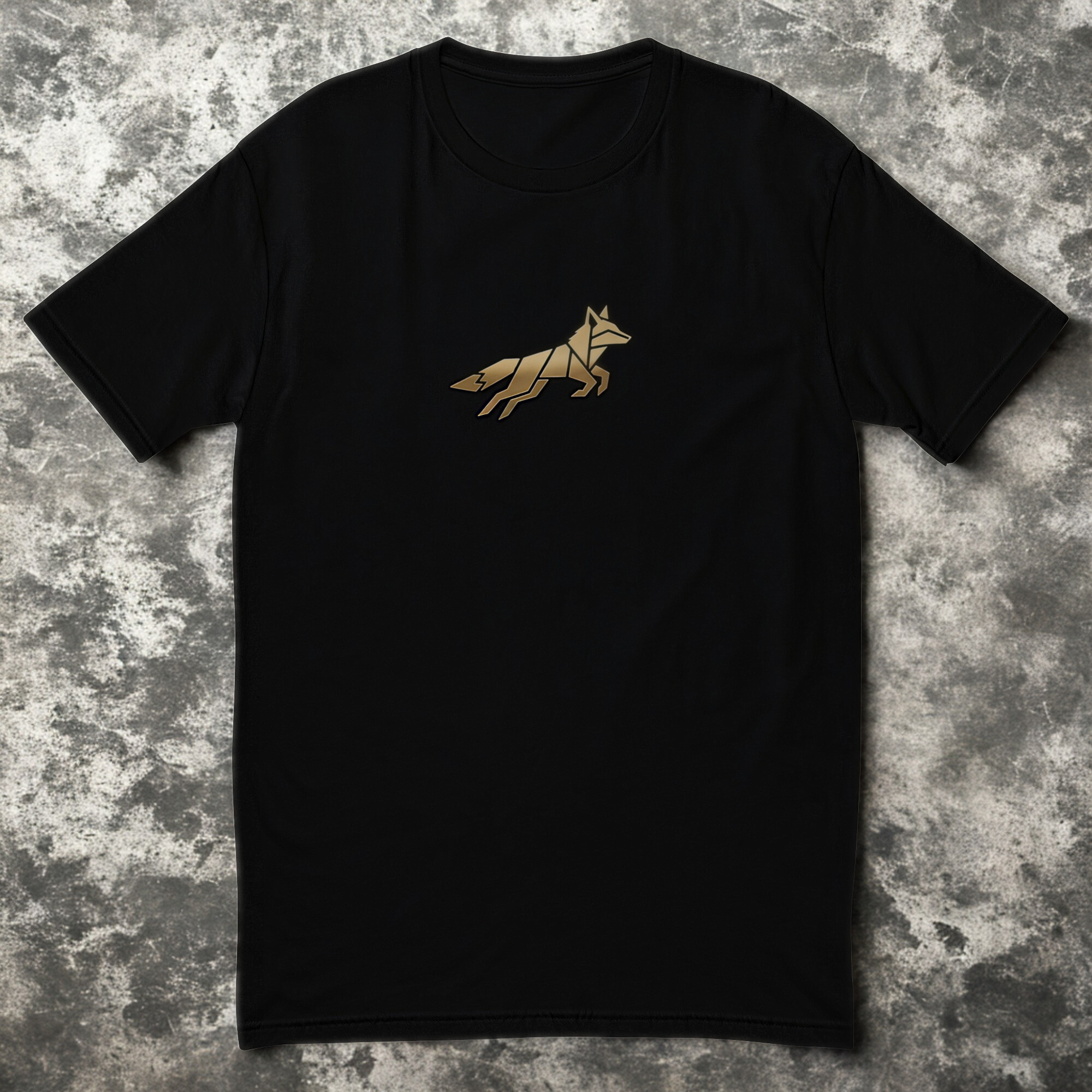 Men Running Fox Tee