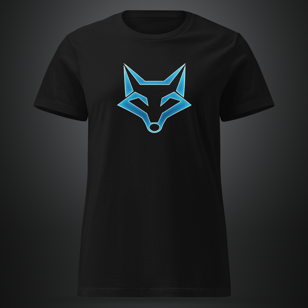 core fox dark women semi fitted blue on black